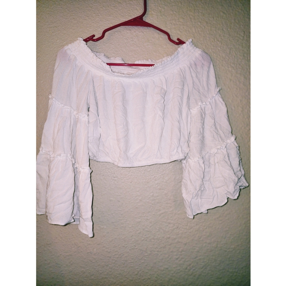 Peasant style crop top